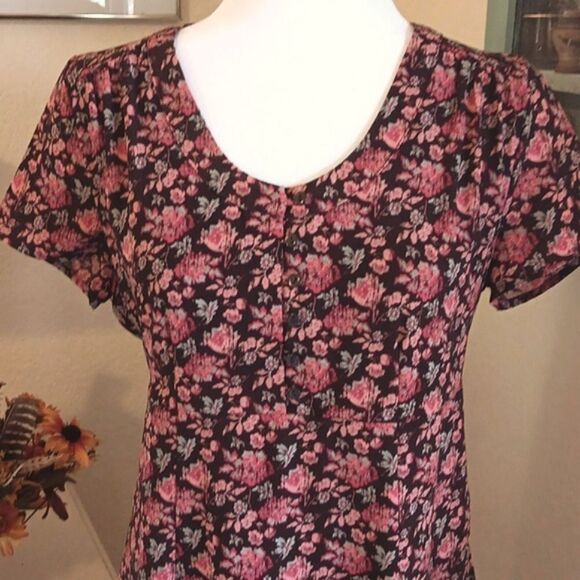 Croft and Barrow Floral Midi Dress - Picture 2 of 12